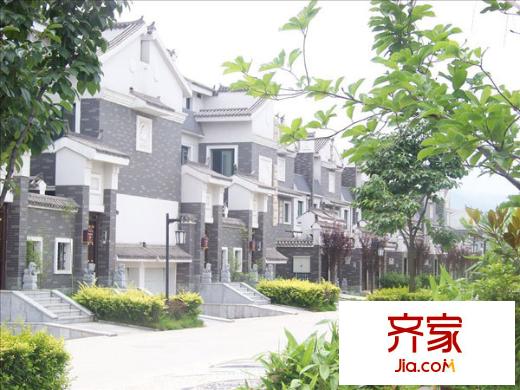 南山庭院外景圖西安  
