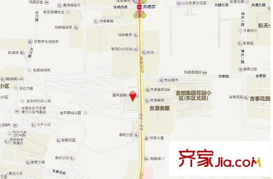 嘉禾麗都交通圖 