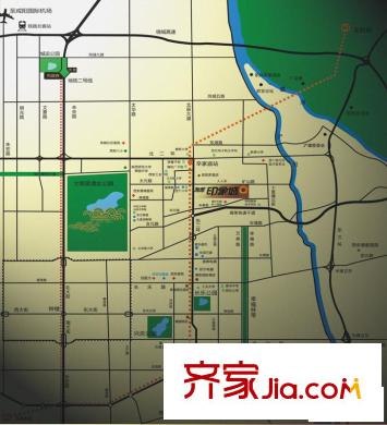 海平方米印象城交通圖