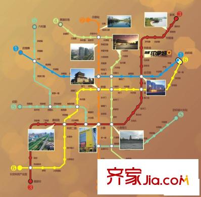 海平方米印象城交通圖地鐵