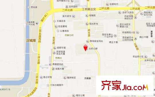 龍府北郡交通圖 