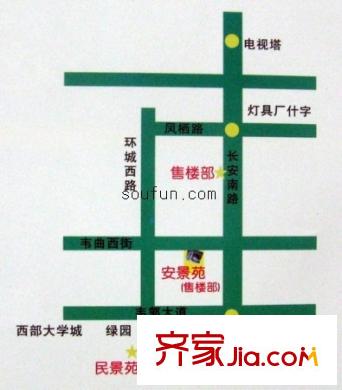 安景苑交通圖