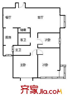  嘉禾麗都 戶型圖