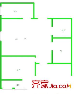 秦川社區(qū)29街坊戶型圖秦川29街坊 2室 戶型圖 2室2廳1衛(wèi)1廚