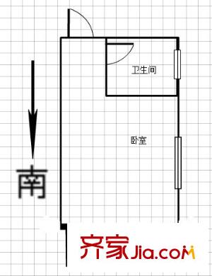 西旅國(guó)際中心 1室 戶型圖
