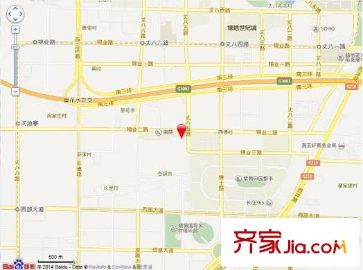 騰業(yè)南院交通圖