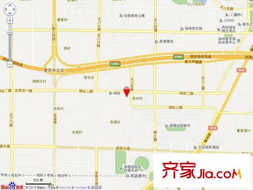 騰業(yè)南院交通圖