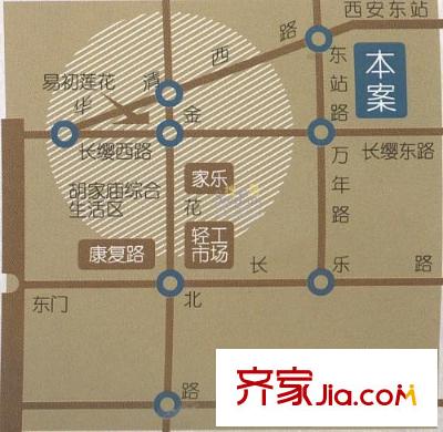 含光靜里交通圖