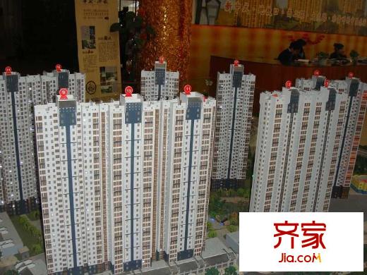 華府御城實景圖項目沙盤圖