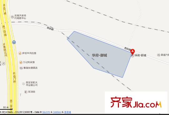 華府御城交通圖1