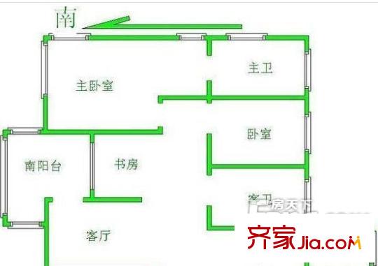 天正花園 戶型圖
