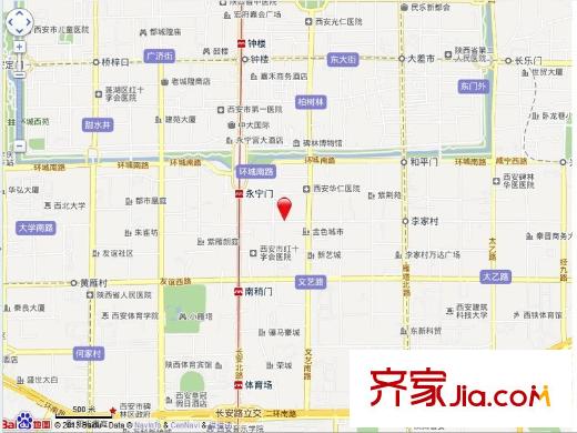 南門國際公寓交通圖