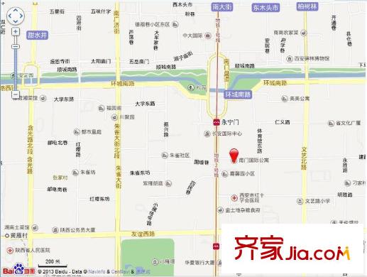 南門國際公寓交通圖南門國際 