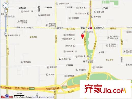 長(zhǎng)延居會(huì)展明珠交通圖 