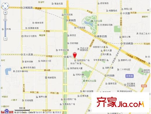 新西藍(lán)一期交通圖