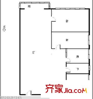 新西藍一期 0室 戶型圖