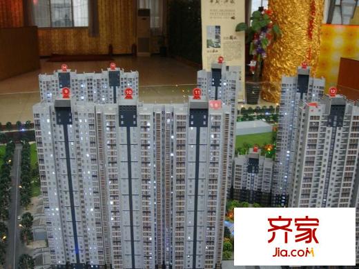 華府御城實景圖項目沙盤圖