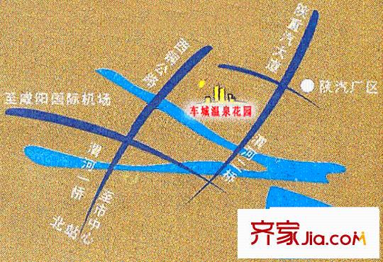 車城溫泉花園交通圖區(qū)位圖