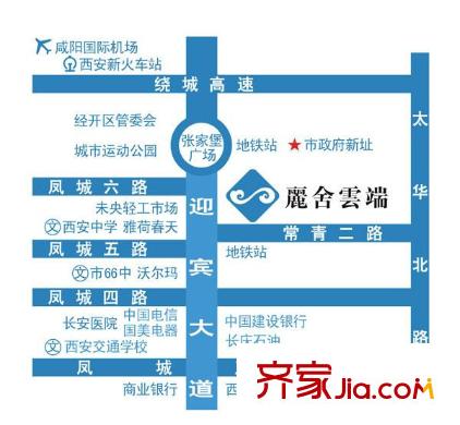 銀池麗舍云端交通圖地圖