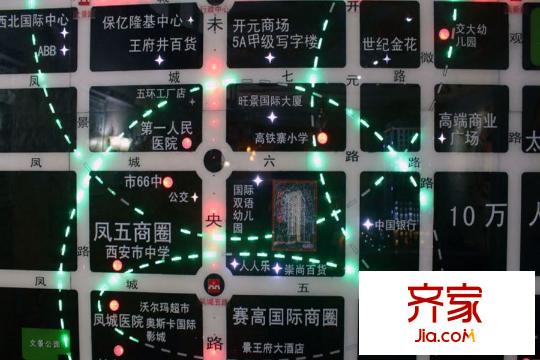 鳳六公館售樓部區(qū)位圖（2015-12-20）