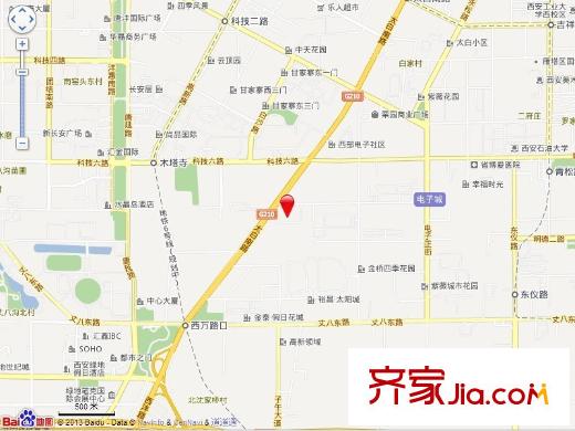 蘭喬圣菲交通圖