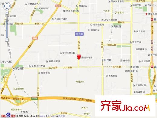 紫薇城市花園交通圖