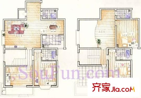 偉豐花園戶型圖戶型3 