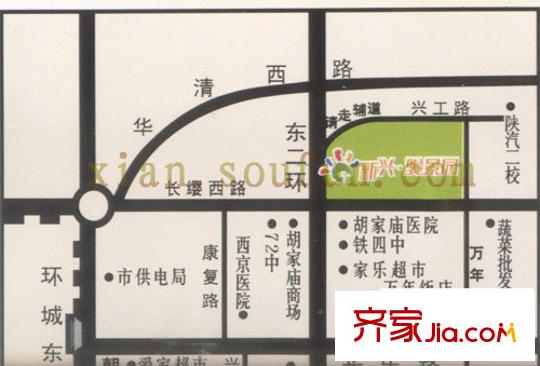 新興駿景園二期交通圖