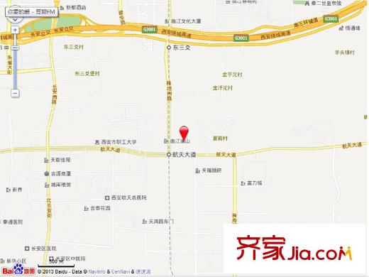 曲江觀山悅電子地圖