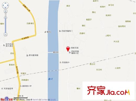 西航花園交通圖