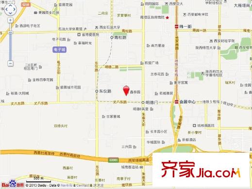 明德怡心居交通圖
