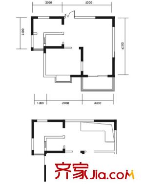 昆明花園戶型圖116平戶型圖 3室2廳2衛(wèi)1廚