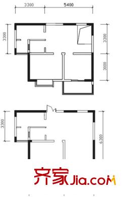 昆明花園戶型圖躍層戶型圖 