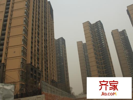 萬(wàn)科金域曲江實(shí)景圖工程進(jìn)度圖（20130226）