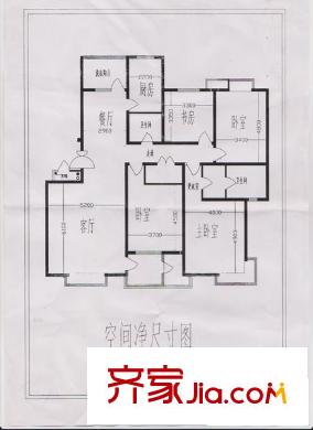 文景小區(qū)東區(qū) 4室 戶型圖