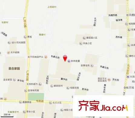 悅明園小區(qū)交通圖