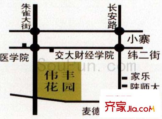 偉豐花園交通圖