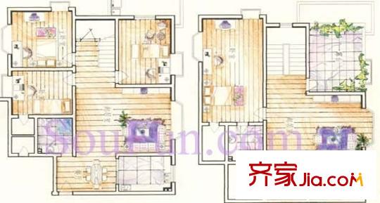 偉豐花園戶型圖戶型2 