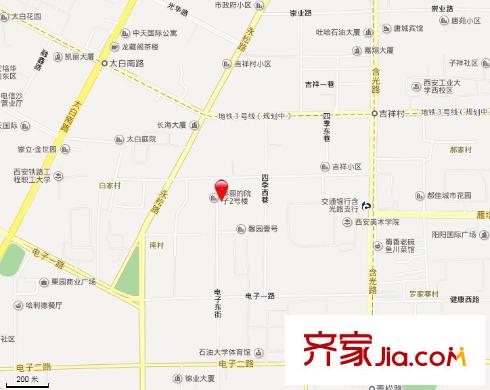 美麗的院子交通圖