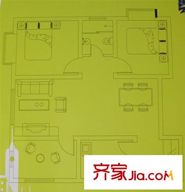 摩登小鎮(zhèn) 3室 戶型圖