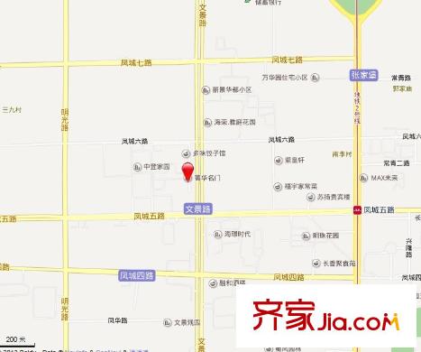 菁華名門交通圖