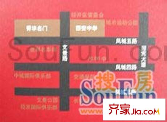 菁華名門交通圖