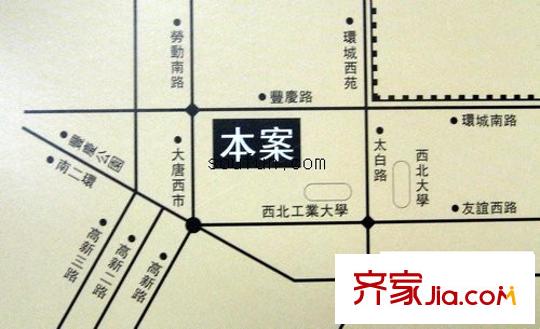 西雅圖翡翠城交通圖