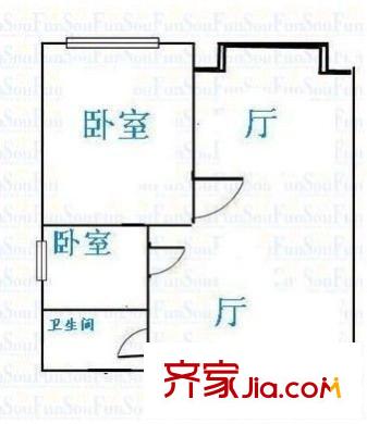榕青無(wú)界 2室 戶型圖