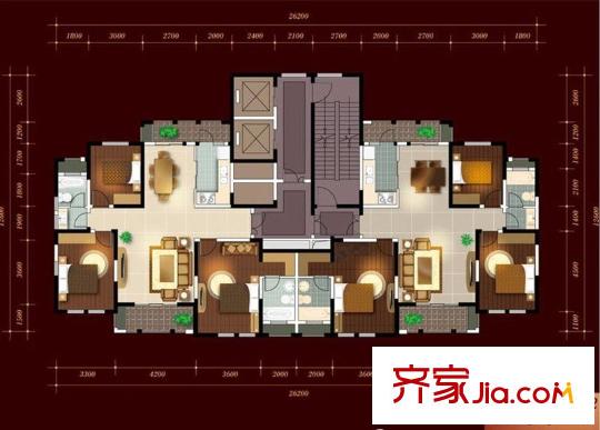 保億風(fēng)景御園戶型圖保億?風(fēng)景御園 3室 戶型圖 3室2廳2衛(wèi)1廚