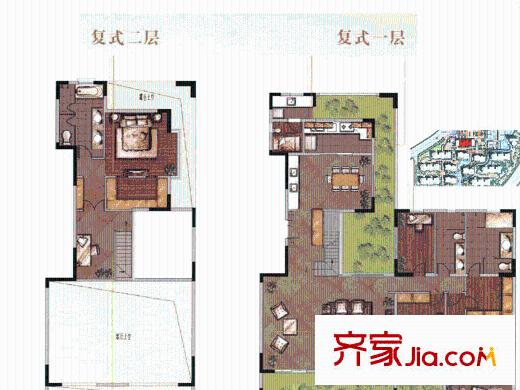 萬(wàn)科金域曲江戶型圖H戶型 4室3廳3衛(wèi)2廚