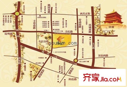 公園天下交通圖