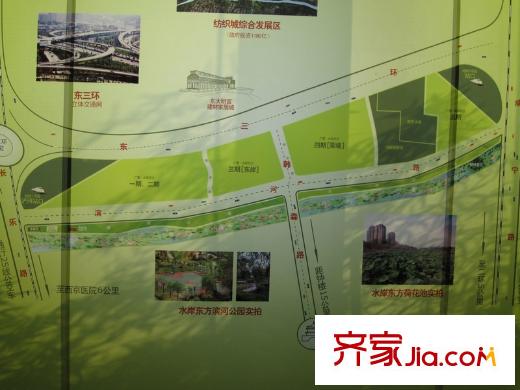 廣廈水岸東方區(qū)位圖