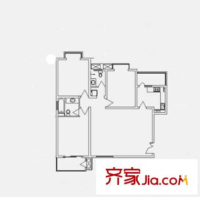 陽(yáng)光小區(qū) 2室 戶型圖