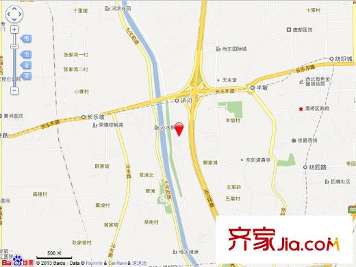 廣廈水岸東方區(qū)位圖